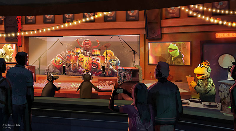 Disney World Muppets - Rock n Roller Coaster Electric Mayhem