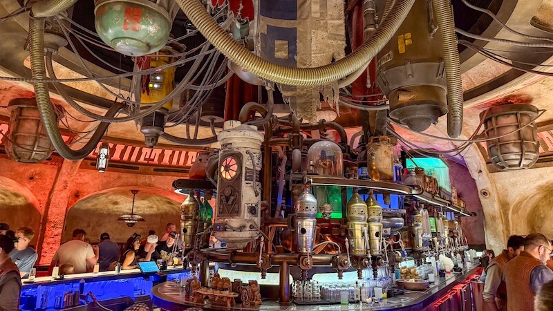 Punch it Chewie! We're Headed to Oga’s Cantina at Disneyland - Oga's Bar top