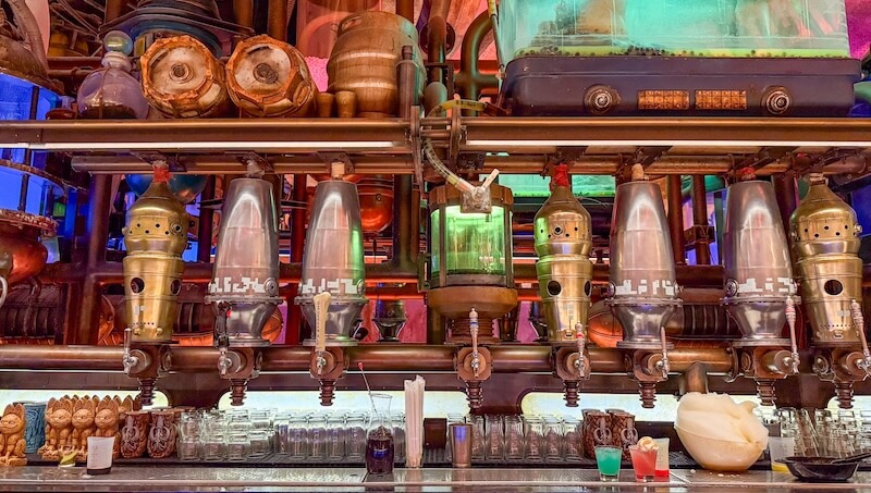 Punch it Chewie! We're Headed to Oga’s Cantina at Disneyland - Oga's Cantina taps