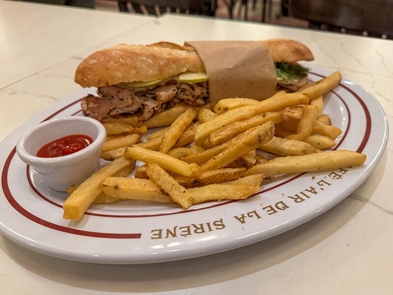 Mobile Ordering at Universal Orlando - Baguette de Dinde