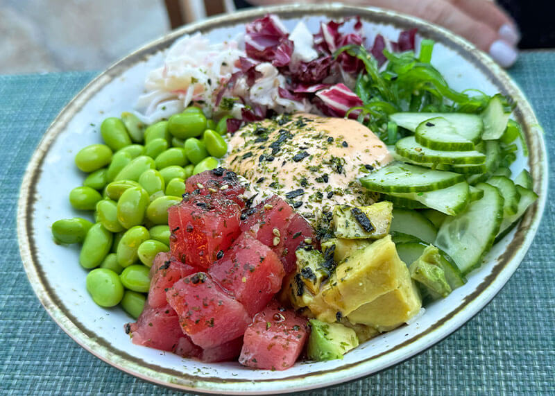 The Frog Family's Guide to Disney’s Grand Californian Hotel & Spa - Poke Bowl