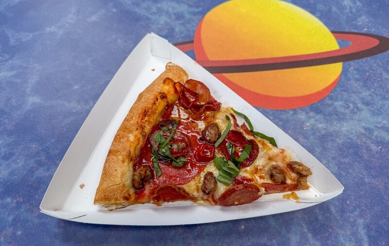 Your Guide to Ghoulishly Good Disneyland Halloween Time Food - Haunted Heat Wave Pizza from Pizza Planet
