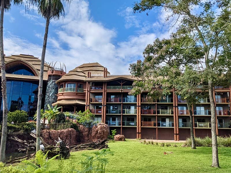 Disney's Animal Kingdom Lodge - view of the savanna