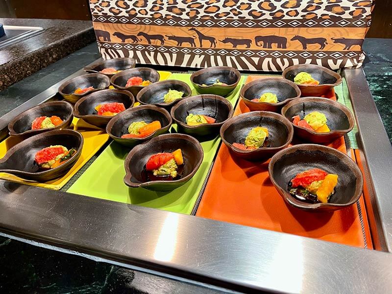 Disney's Animal Kingdom Lodge - Boma buffet fruit dish