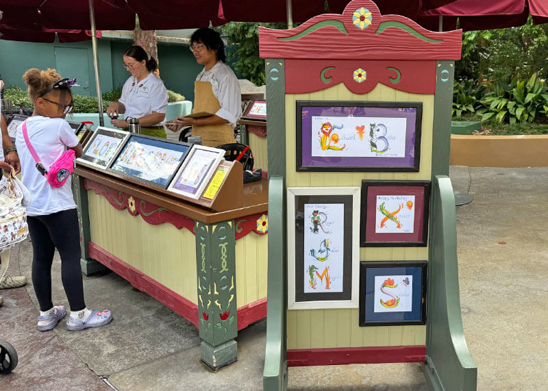 Bring Home the Magic With Unique & Personalized Souvenirs from Disneyland -Letter art