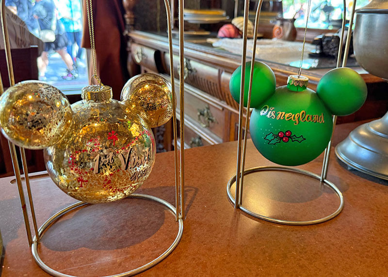 Bring Home the Magic With Unique & Personalized Souvenirs from Disneyland- Sample ornaments