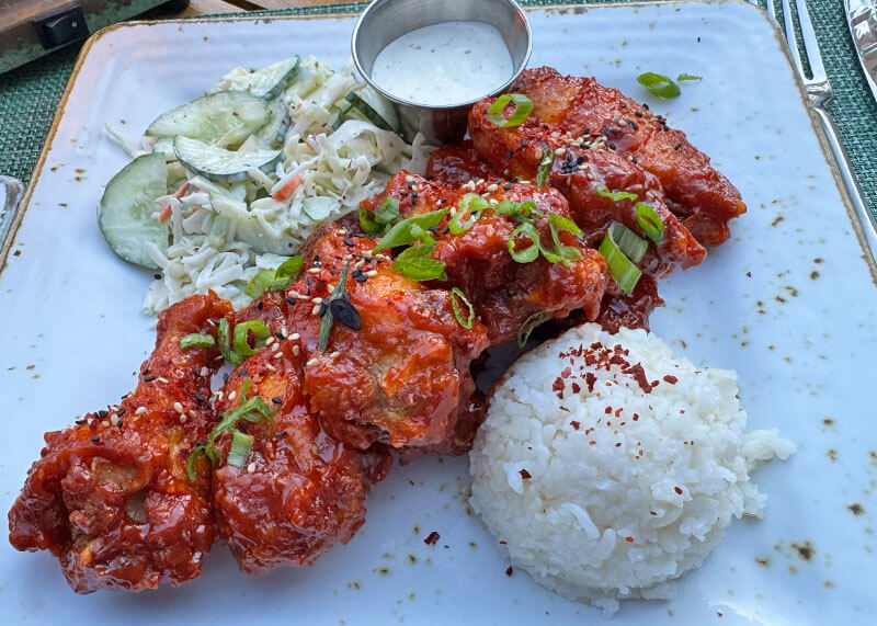 The Frog Family's Guide to Disney’s Grand Californian Hotel & Spa - Sticky wings at GCH Bar