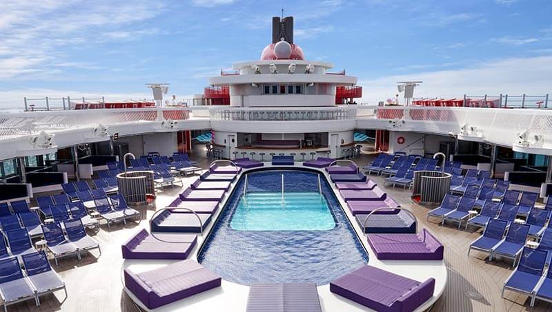 virgin voyages cruise - pool deck