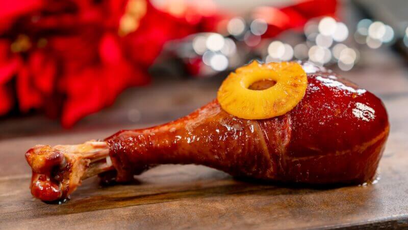 Delicious Options for Disneyland Thanksgiving Dinner - Turkey leg with pineapple
