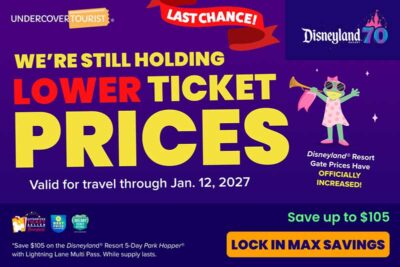 Disneyland Resort Gate Prices Have Increased — Lock in Max Savings for a Limited Time, Up to $105 Per Ticket!