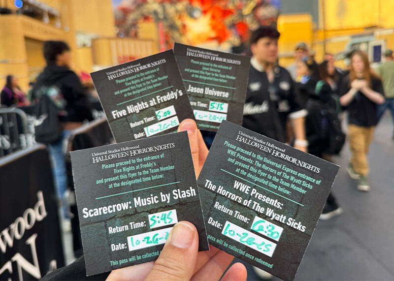 Your Screamin' Guide to Universal Studios Hollywood Halloween Horror Nights - Return times for the Lower Lot in 2025