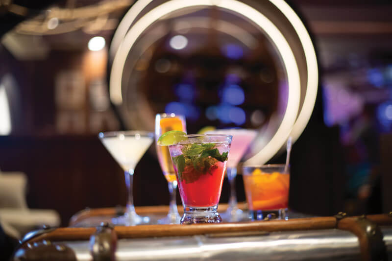 Royal Caribbean Drink Package - group of cocktails