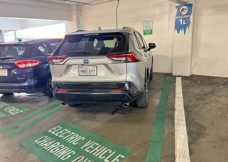 Universal Studios Hollywood Parking - Jurassic Chargers