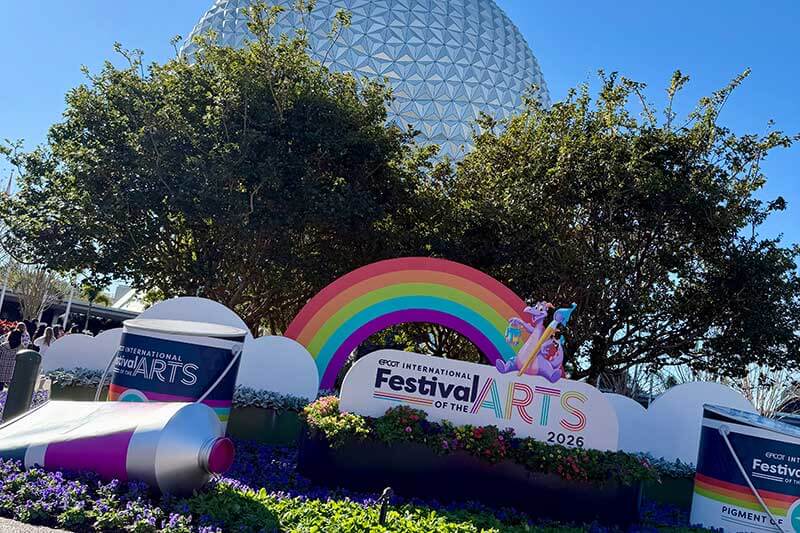 Disney World in February - Festival of the Arts signage