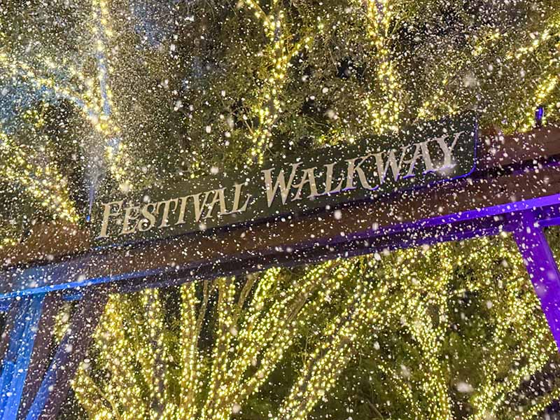 Busch Gardens Christmas Town - Festival Walkway