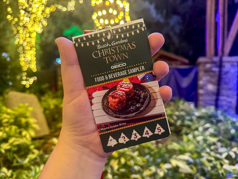 Busch Gardens Christmas Town - Food and Beverage Sampler