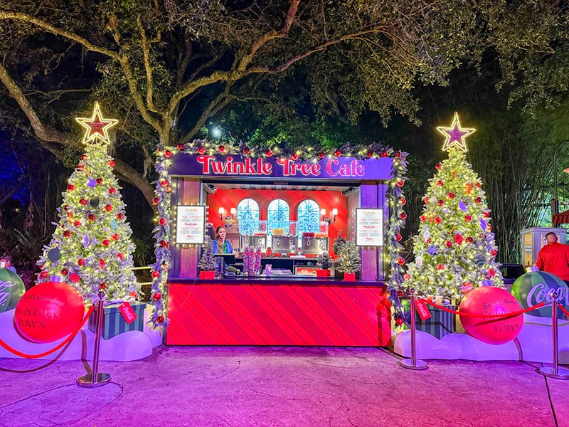Busch Gardens Christmas Town - Twinkle Tree Cafe