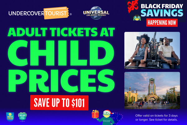 Universal Orlando Resort Black Friday Deal - Adult Tickets at Child Prices