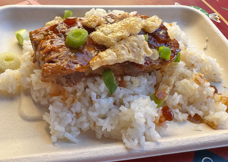 All the Disney California Adventure Holiday Food and Beverages - Pork Belly