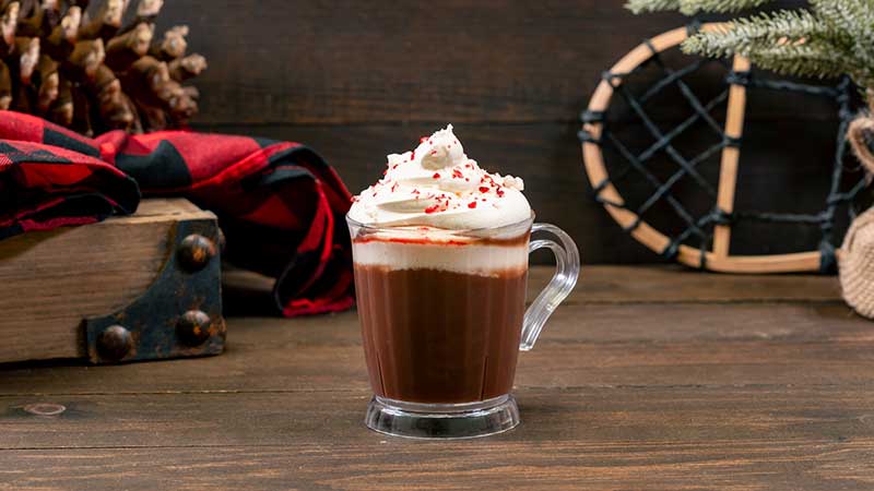 All the Disney California Adventure Holiday Food and Beverages - Hot Chocolate Vodka Cocktail