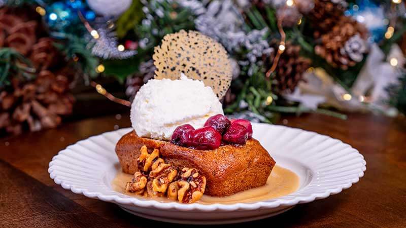 Our Guide to the Yummiest Holiday Treats & Foods at Disneyland Resort - Bluye Bayou Sticky Toffee Cake