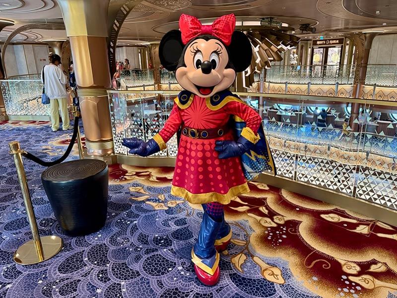 Disney Destiny Cruise Ship - Hero Minnie Mouse