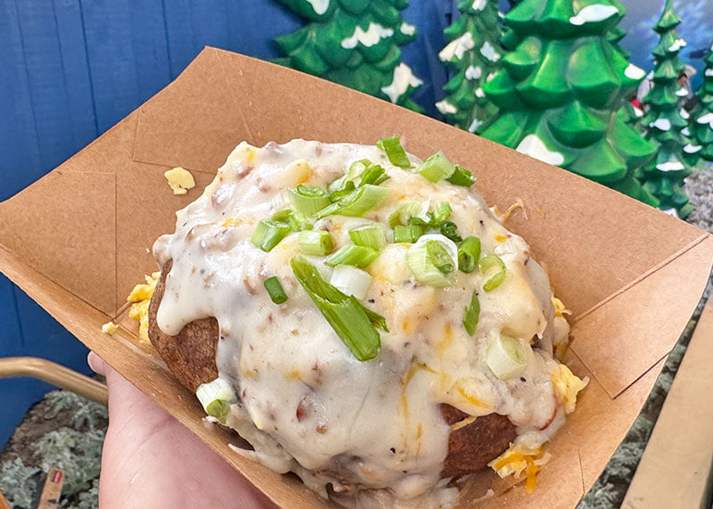 Tips for the Holidays at Disneyland - Breakfast Potato