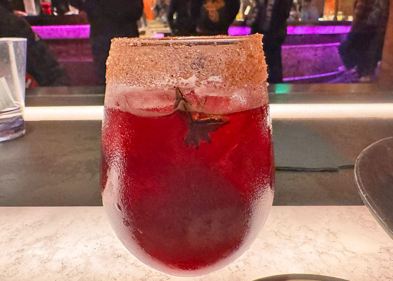 All the Holiday Sweet Treats & Foods at Disneyland Theme Parks - Life day Sangria at Oga's