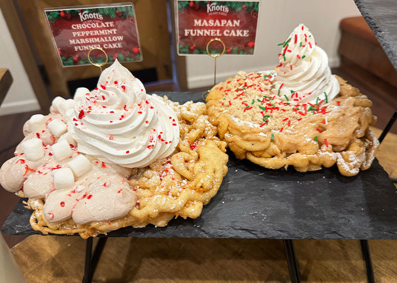 Our Festive Guide to Knott's Merry Farm - Funnel Cakes