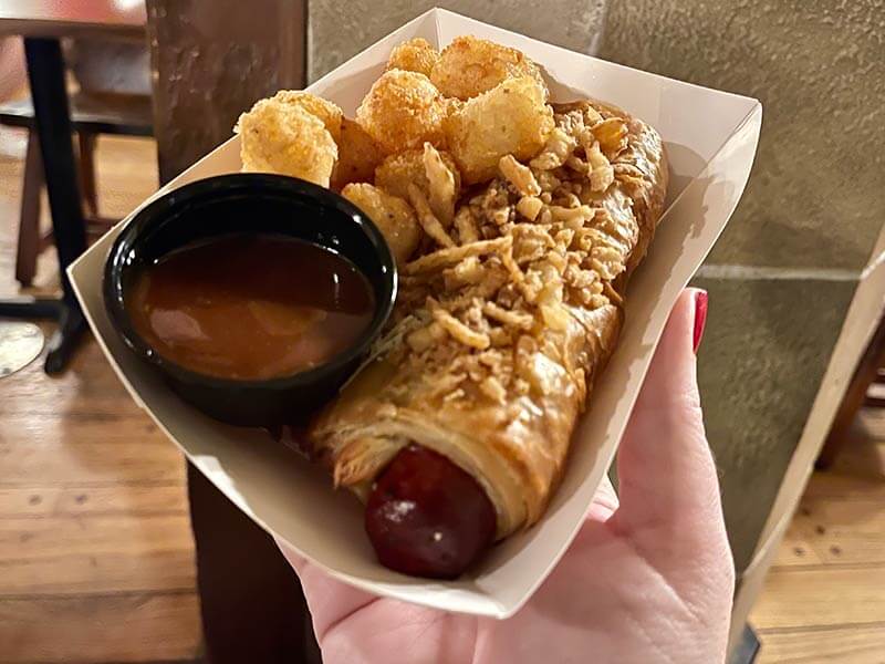 Mickey's Very Merry Christmas Party Food - Pig in a Blanket