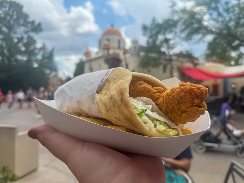 Crispy Chicken Gyro from Fire Eater's Grill