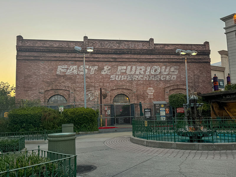 Fast & Furious Hollywood Drift Universal Orlando Resort - Supercharged