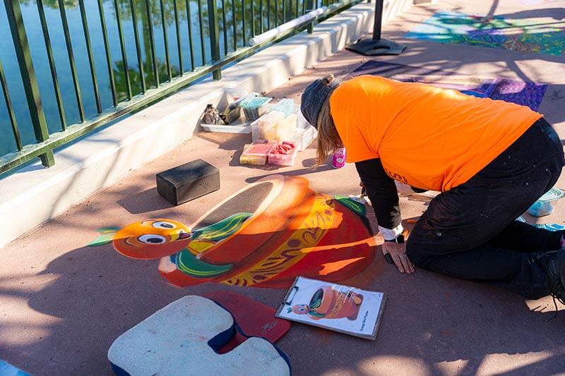 Disney World in February - Festival of Arts