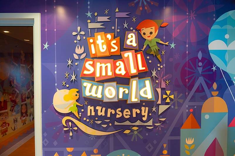 Disney Wish - "it's a small world" nursery entrance