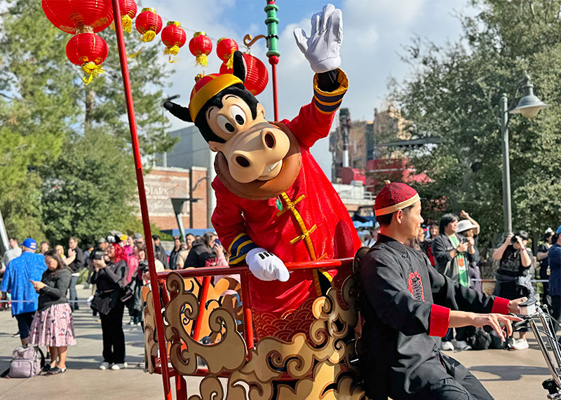 Celebrate Lunar New Year at Disney California Adventure - Horace in Procession