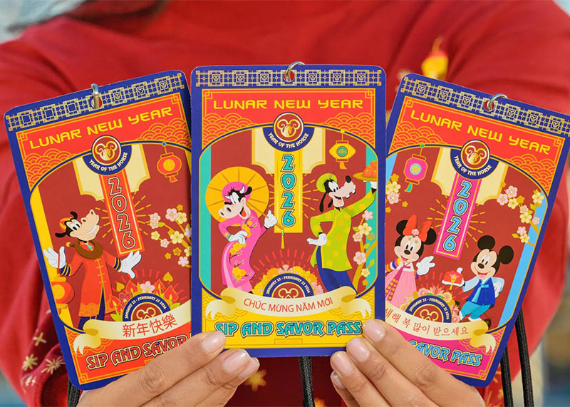 Celebrate Lunar New Year at Disney California Adventure - Sip and Savor passes