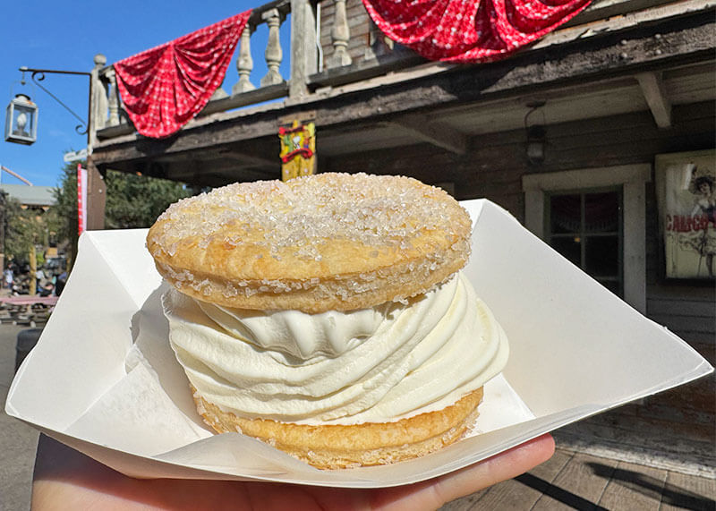Everything to Know About PEANUTS Celebration at Knott's Berry Farm - Farmers cheese cookiewich