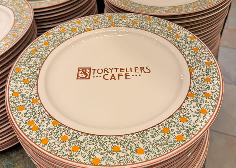 Disneyland Character Dining at Storytellers Cafe - new plates