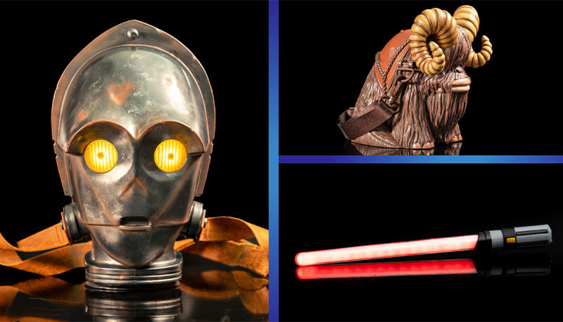 Star Wars at Disneyland Resort - Star Wars popcorn buckets, sippers and novelties