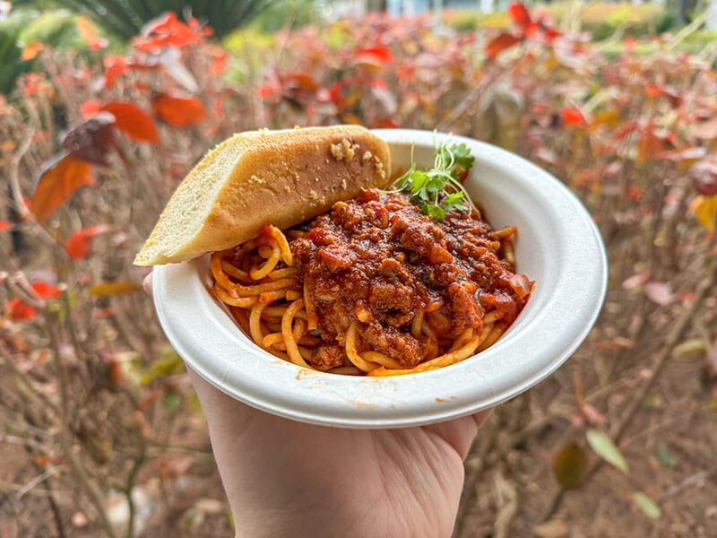 SeaWorld Seven Seas Food Festival - Spaghetti Bolognese