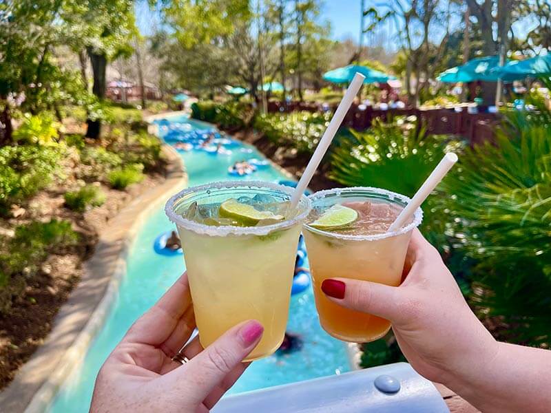 Cocktails from Polar Pub at Blizzard Beach