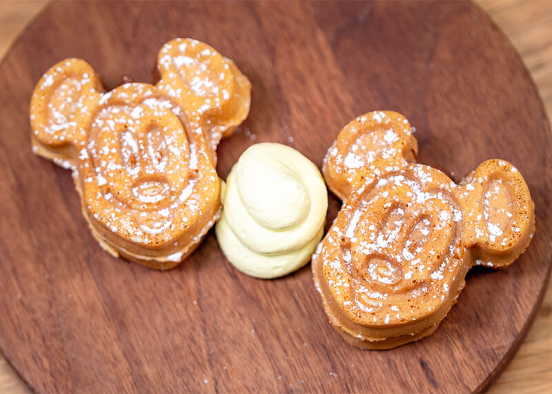 The Full List of Disney California Adventure Food and Wine Festival Menus - Mickey hazelnut waffles