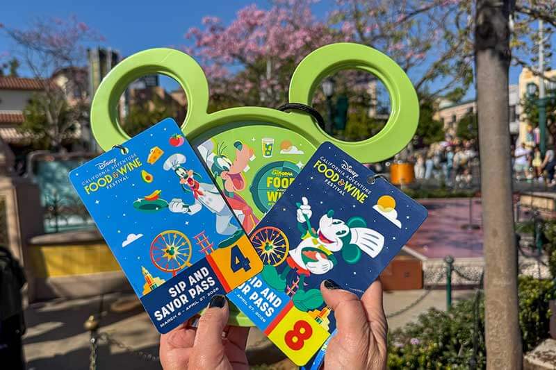 Our Guide to the Disney California Adventure Food & Wine Festival 2026 - Sip and Savor passes