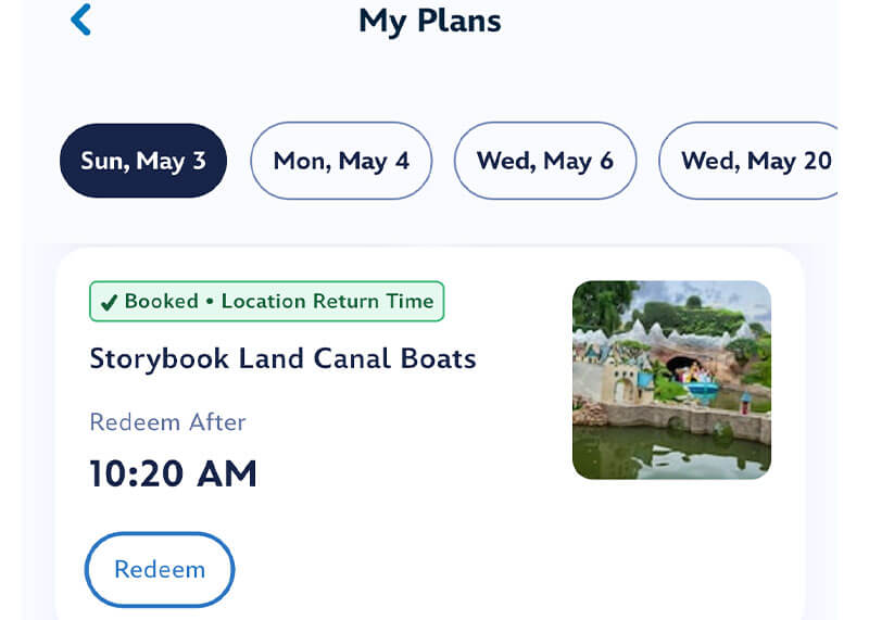 Navigating Alternative Accessibility Options Beyond DAS at Disneyland Resort - Location Return Time