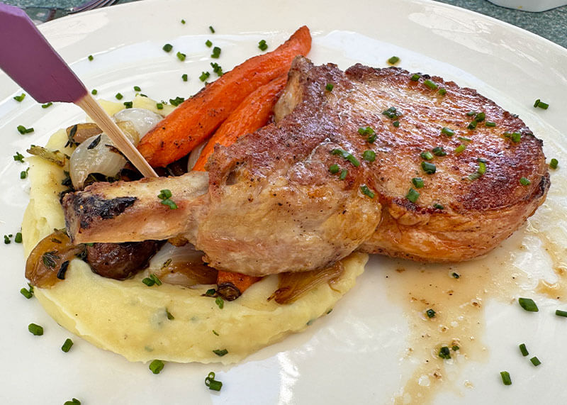 Disneyland Dining Packages — Where to Splurge & Where to Save - Gluten Free pork chop