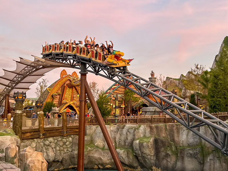 Hiccup's Wing Gliders at Sunset
