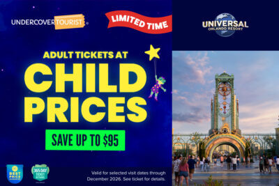Get Universal Orlando Adult Theme Park Tickets at Child Prices, for a Limited Time!