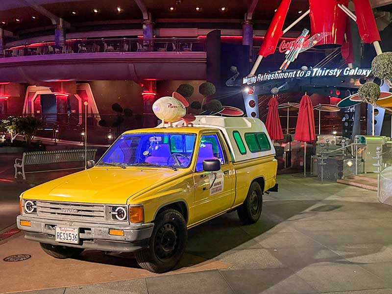 More Details for '70 Years of Favorites' Disneyland After Dark Event - Pizza Planet Truck