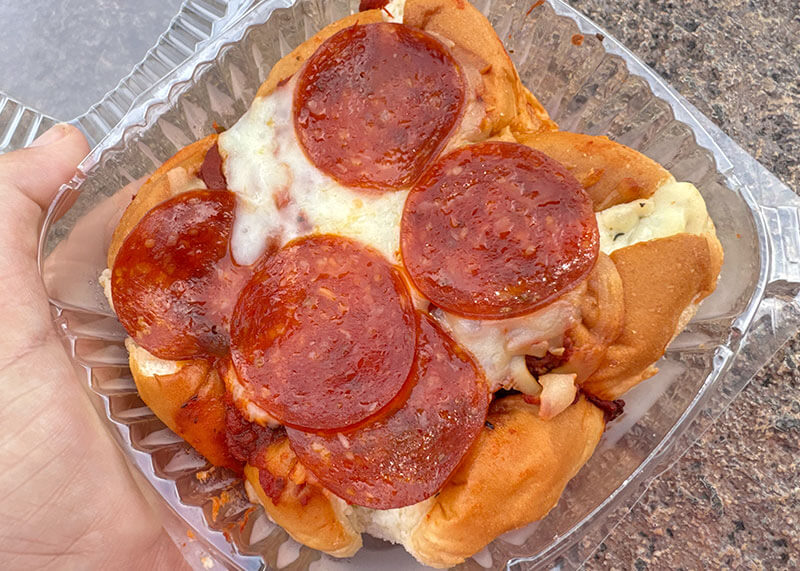 Disney California Adventure Food and Wine Festival Menus - Pizza Bread