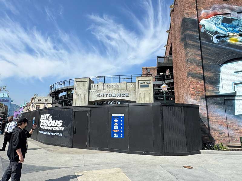 Fast and Furious Hollywood Drift - Ride Entrance